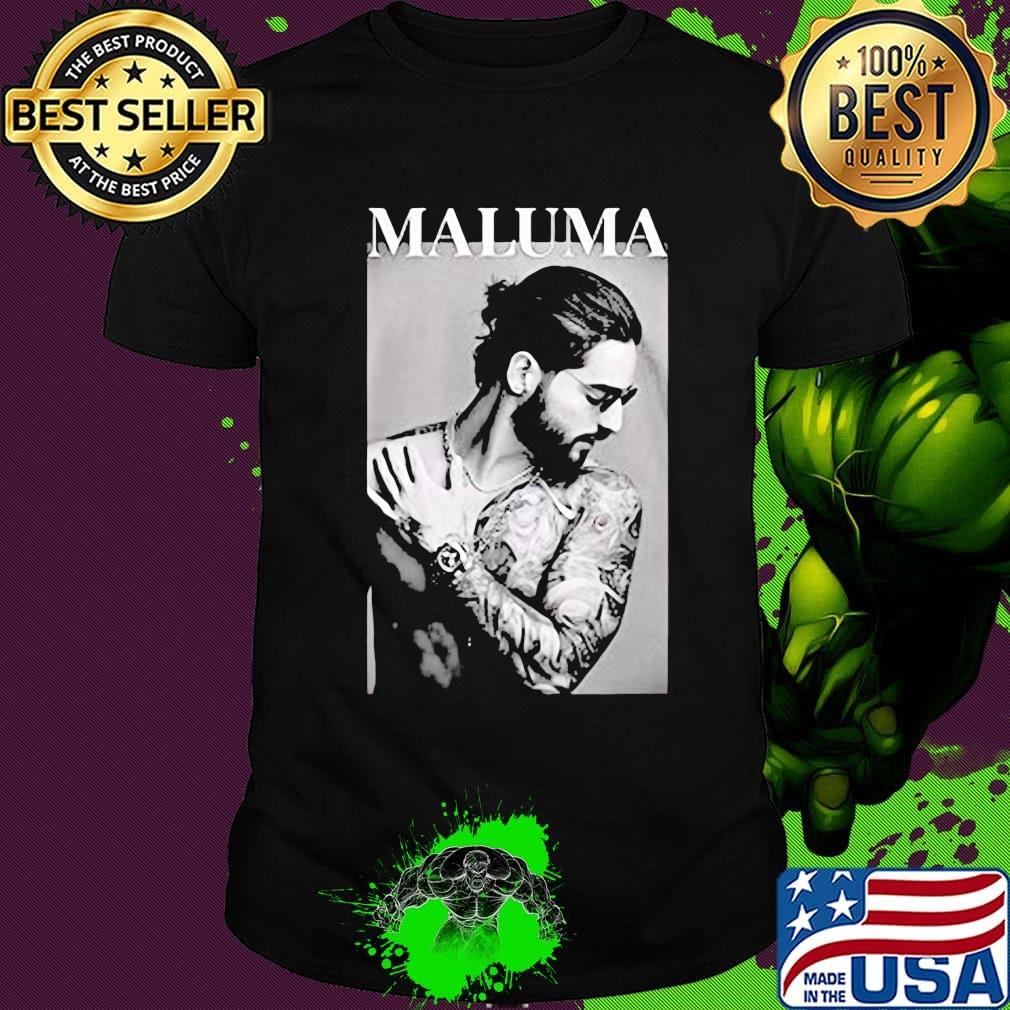 Official maluma tattoos picture shirt