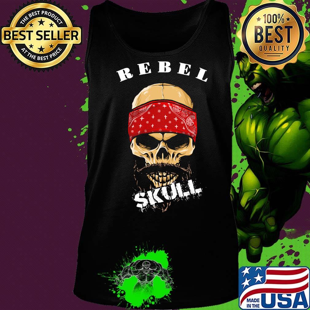Official rebel skull beard s Tank top Official rebel skull beard s Tank top