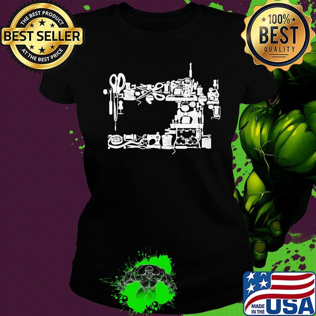Official Stitching Embroidery Machine Shirt Ladies tee Official Stitching Embroidery Machine Shirt Ladies tee