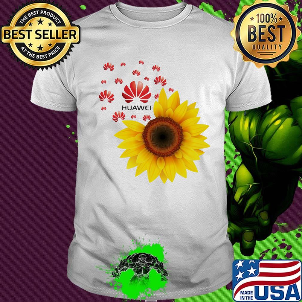 Official sunflower huawei logo shirt Official sunflower huawei logo shirt