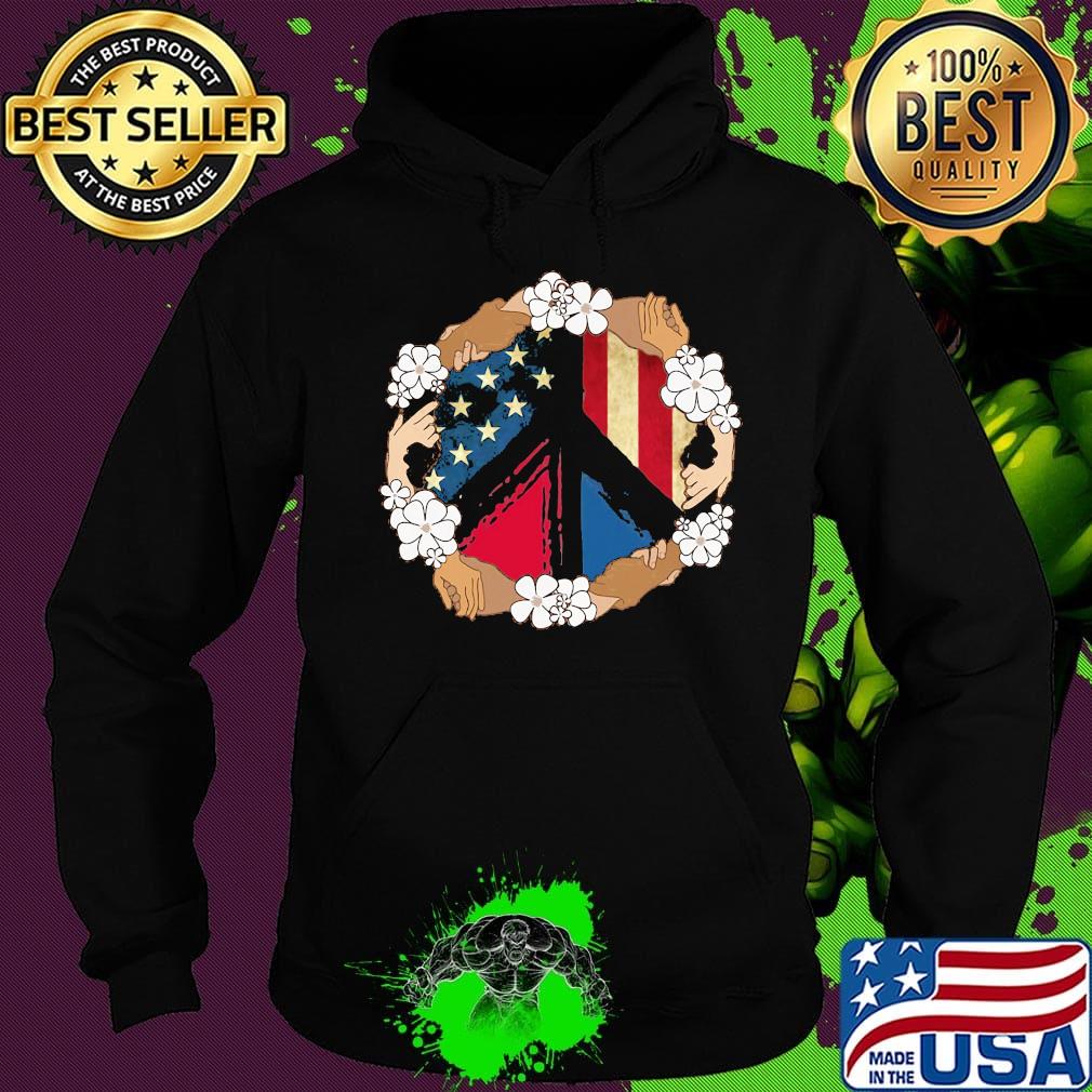Peace juneteenth freedom day american flag independence day flowers s Hoodie Peace juneteenth freedom day american flag independence day flowers s Hoodie