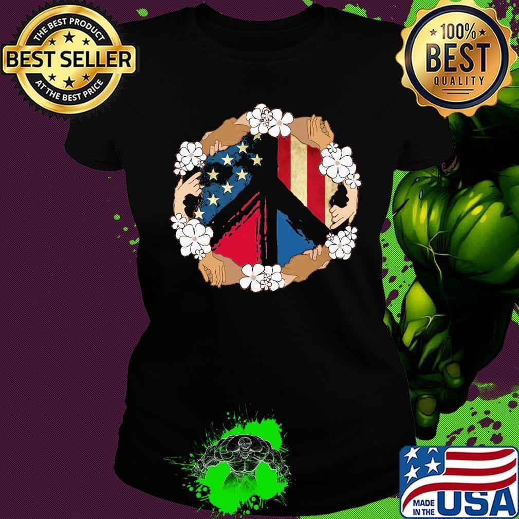 Peace juneteenth freedom day american flag independence day flowers s Ladies tee Peace juneteenth freedom day american flag independence day flowers s Ladies tee