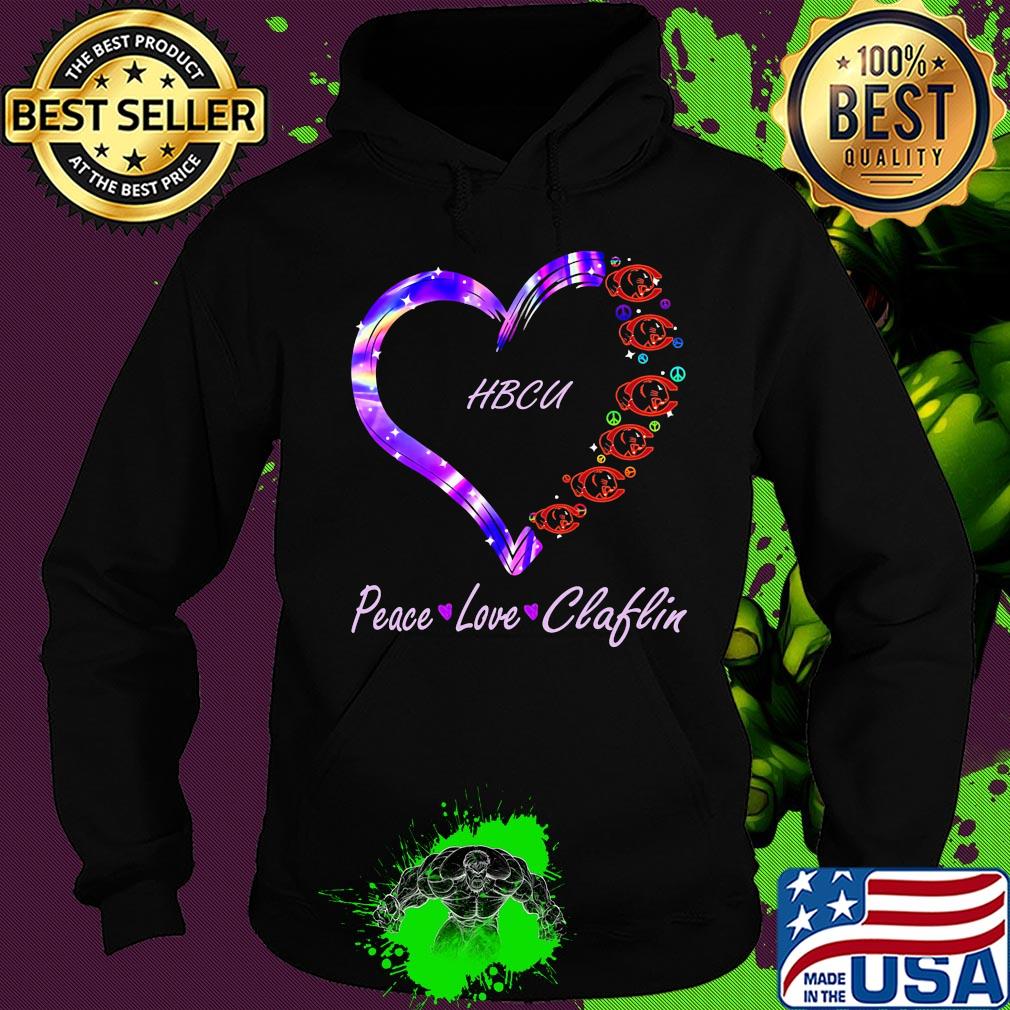 Peace love claflin university athletics hbcu heart s Hoodie Peace love claflin university athletics hbcu heart s Hoodie