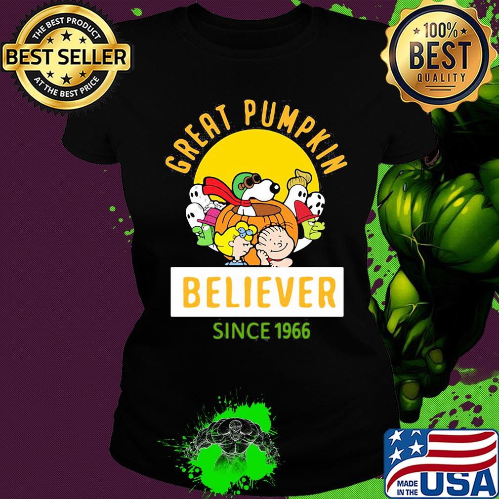 Peanuts great pumpkin believer since 1966 s Ladies tee Peanuts great pumpkin believer since 1966 s Ladies tee