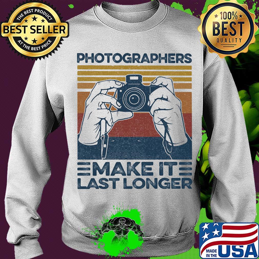 Photographers make it last longer vintage retro s Sweater Photographers make it last longer vintage retro s Sweater