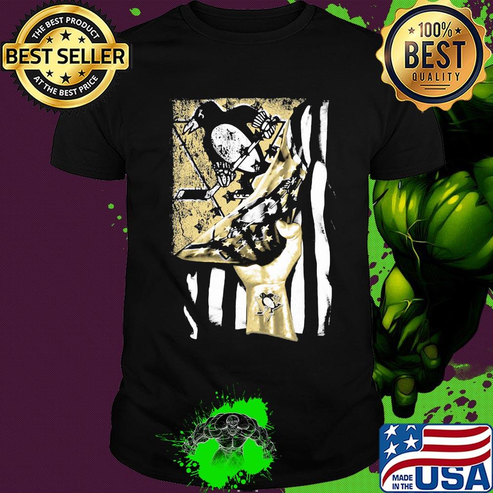 Pittsburgh penguins american flag independence day shirt