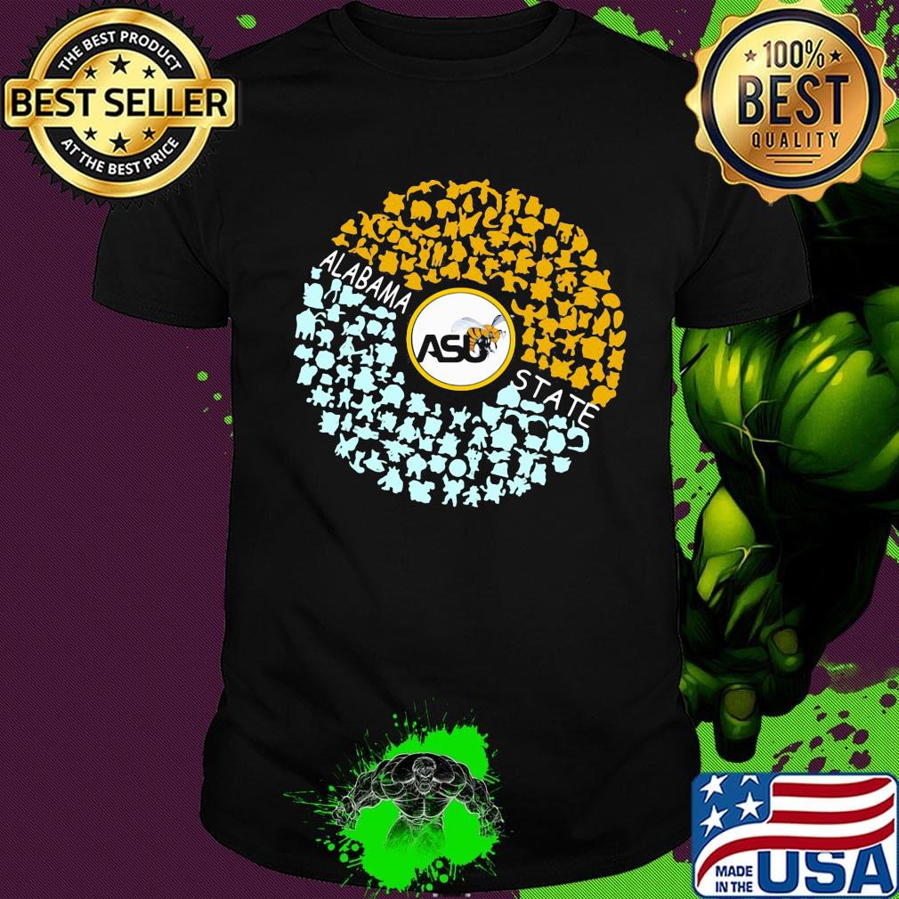 Pokemon pokeball alabama state athletics shirt
