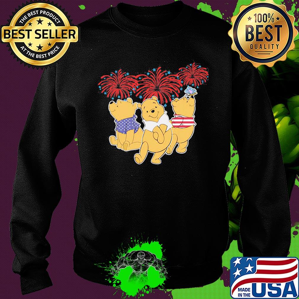 Pooh firework american flag independence day s Sweater Pooh firework american flag independence day s Sweater