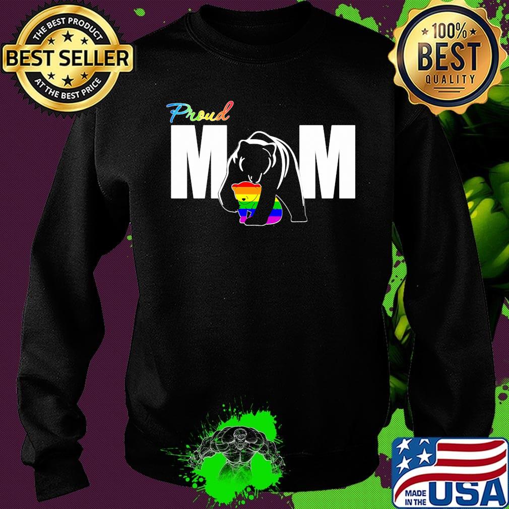 Proud Mom Bear LGBT Pride Shirt Sweater Proud Mom Bear LGBT Pride Shirt Sweater