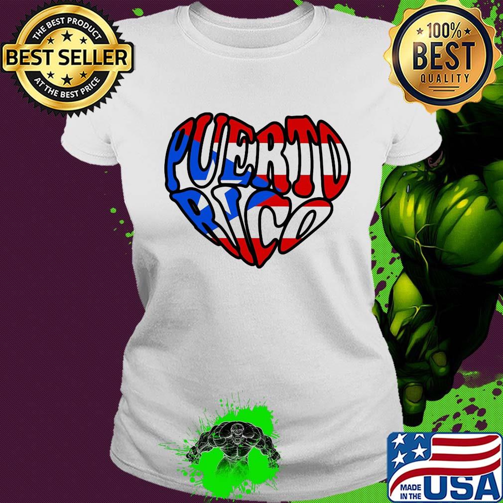 Puerto rico American flag veteran Independence Day s Ladies tee Puerto rico American flag veteran Independence Day s Ladies tee