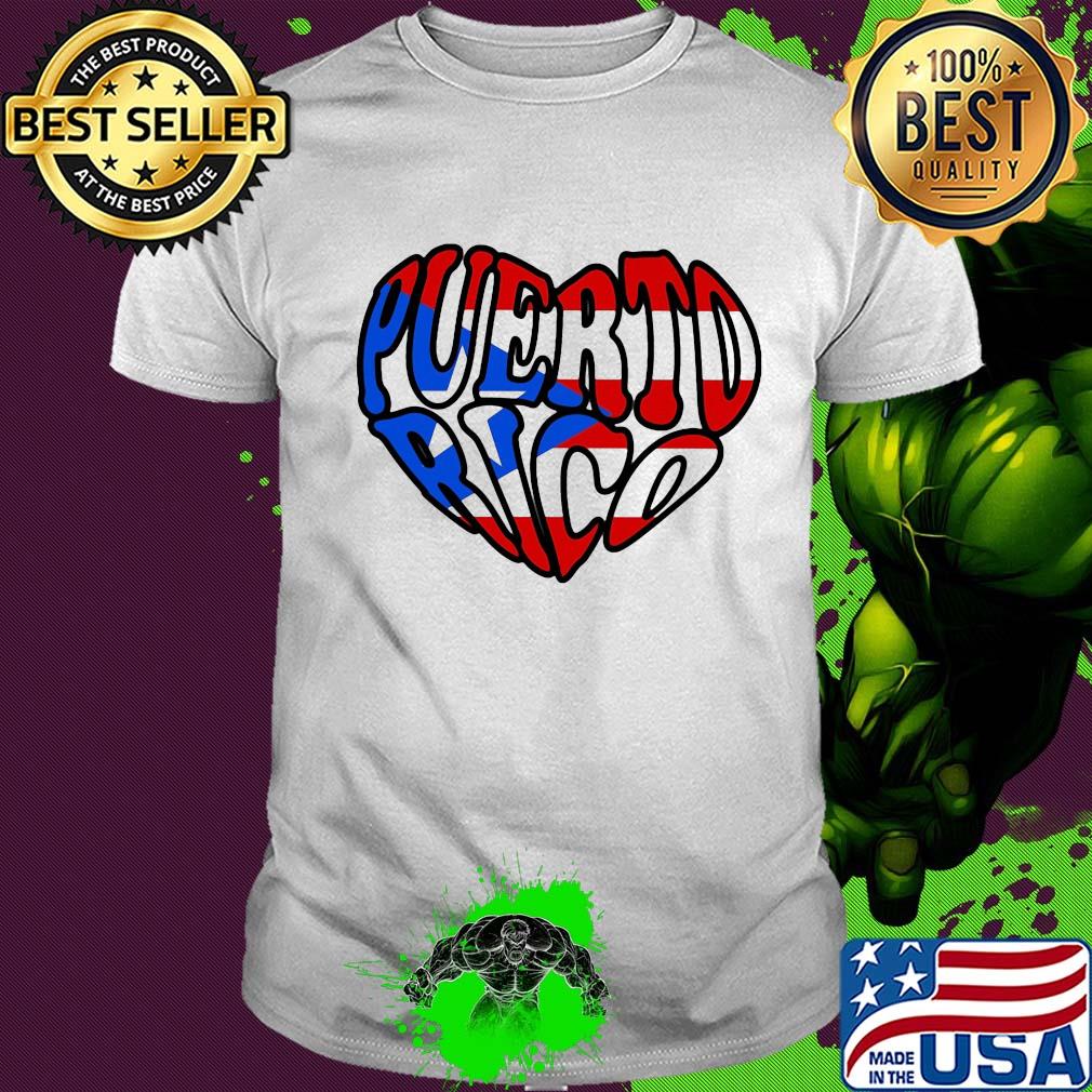 Puerto rico American flag veteran Independence Day shirt