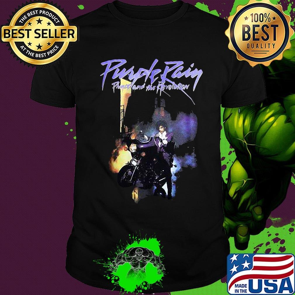Purple rain prince and the revolution light shirt