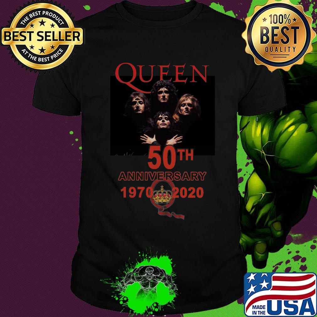 Queen band 50th anniversary 1970 2020 shirt Queen band 50th anniversary 1970 2020 shirt