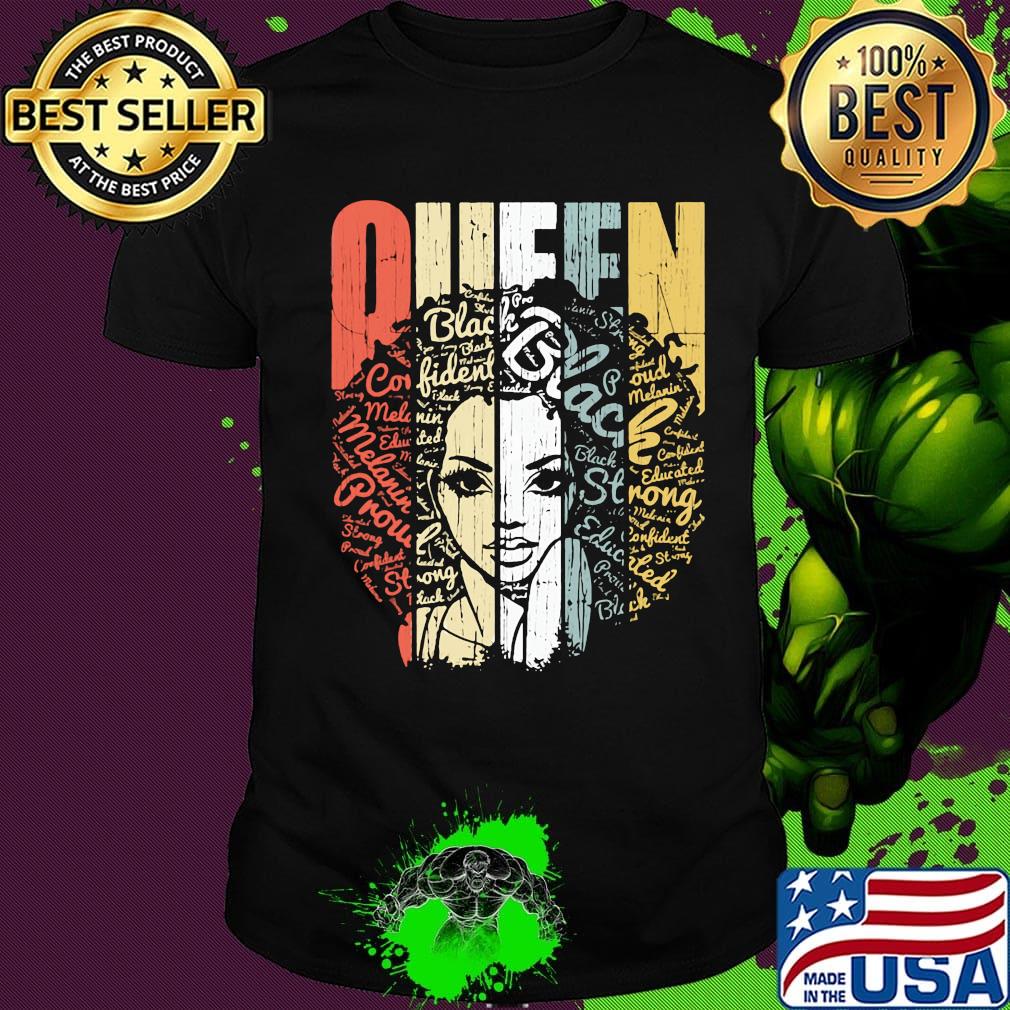 Queen Black Lives Matter Strong Melanin Shirt