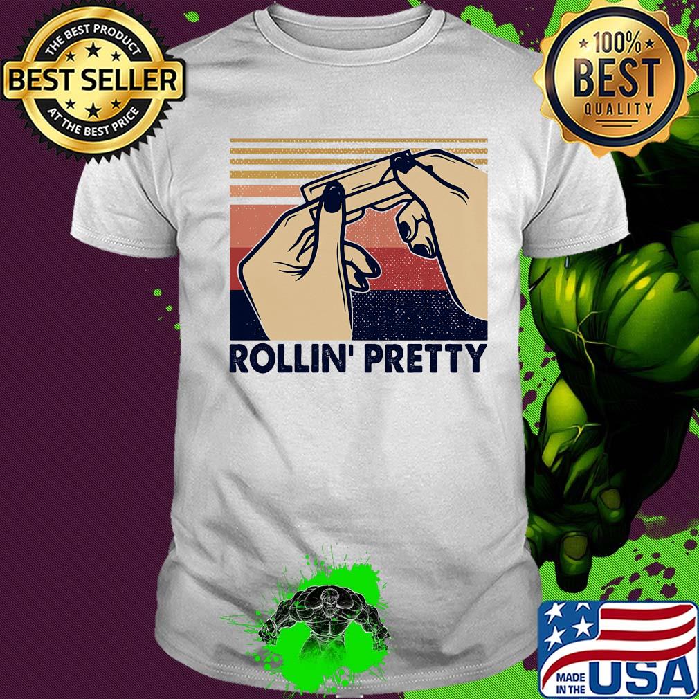 Rolling pretty hands vintage retro shirt