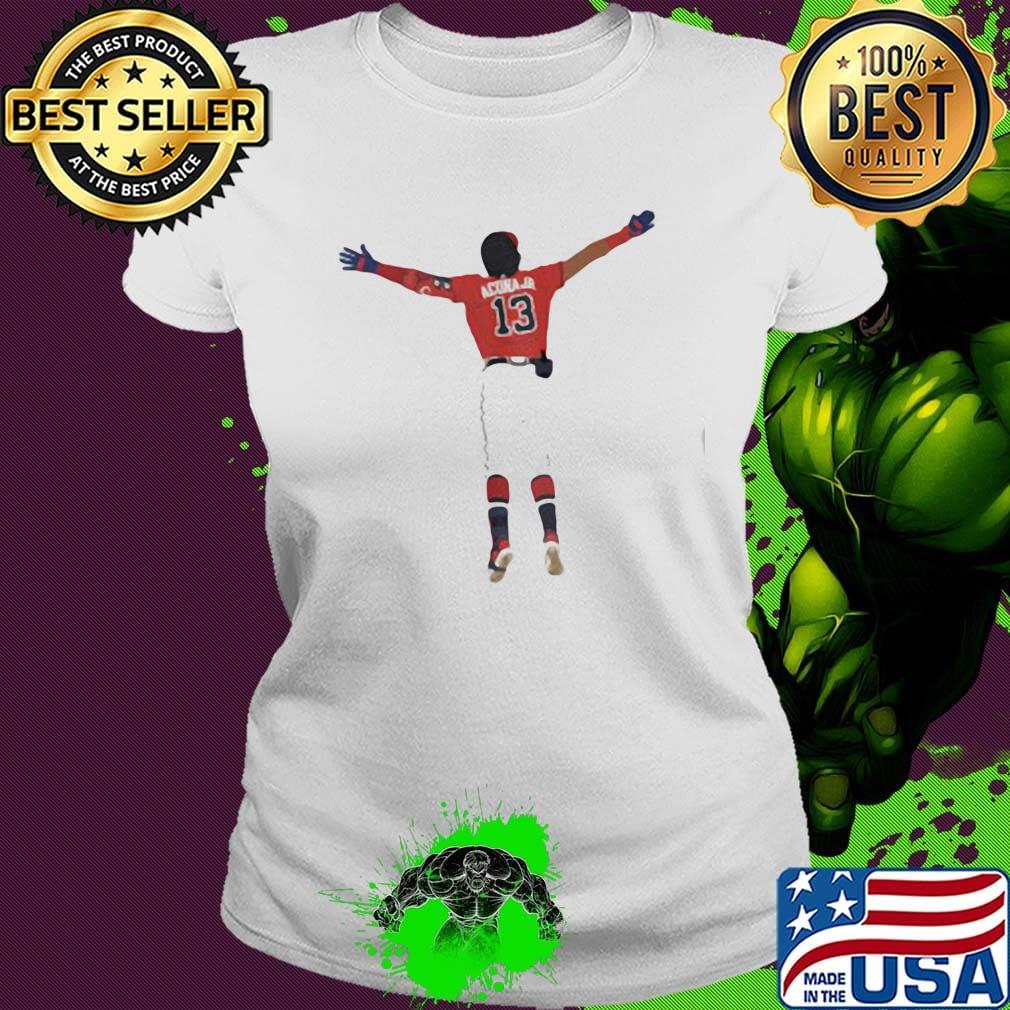 Ronald acuña jr. Player atlanta braves baseball team s Ladies tee Ronald acuña jr. Player atlanta braves baseball team s Ladies tee