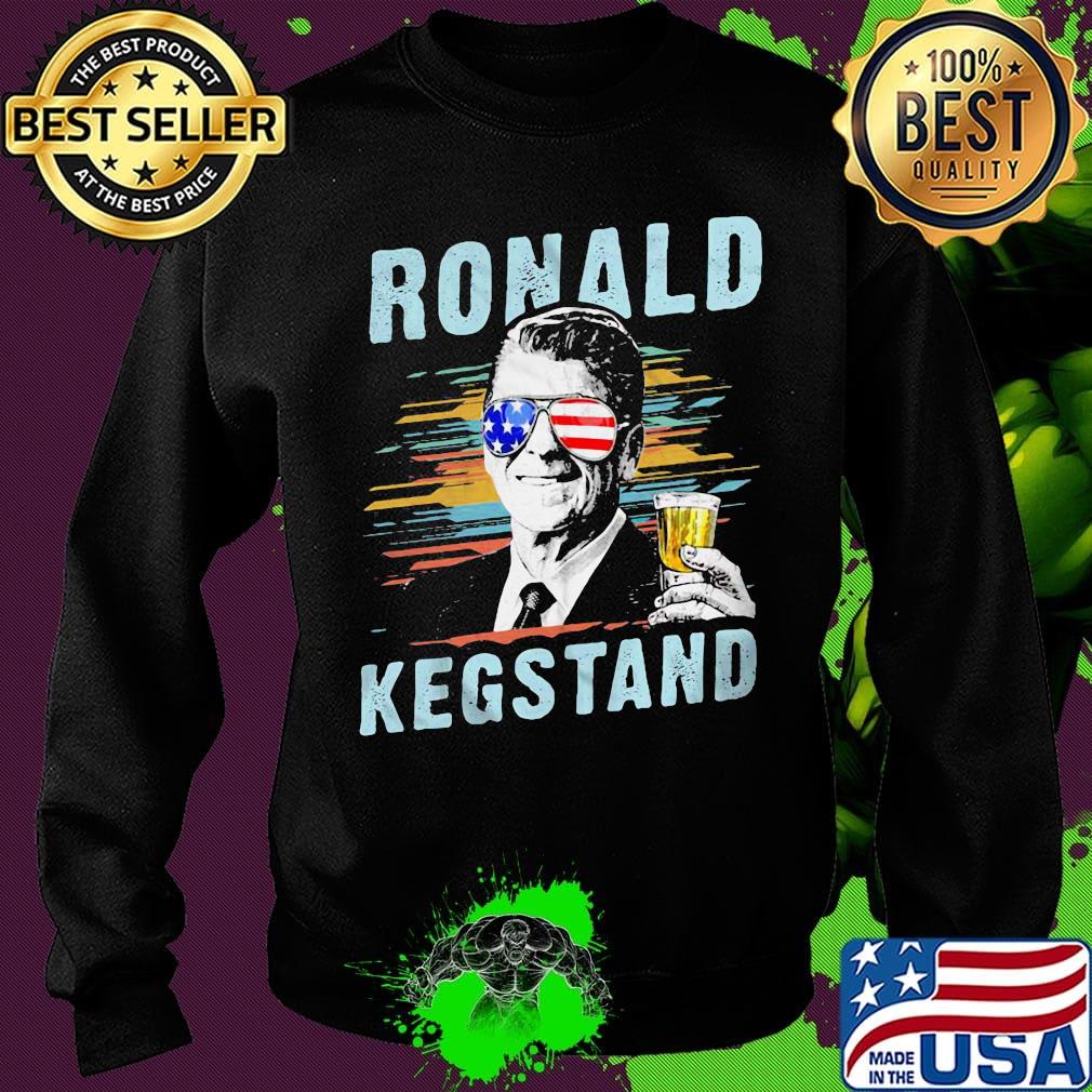 Ronald kegstand drink american flag independence day s Sweater Ronald kegstand drink american flag independence day s Sweater