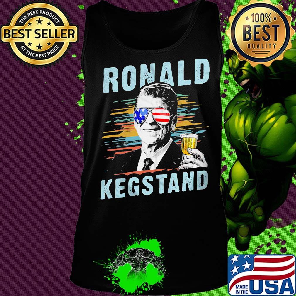 Ronald kegstand drink american flag independence day s Tank top Ronald kegstand drink american flag independence day s Tank top