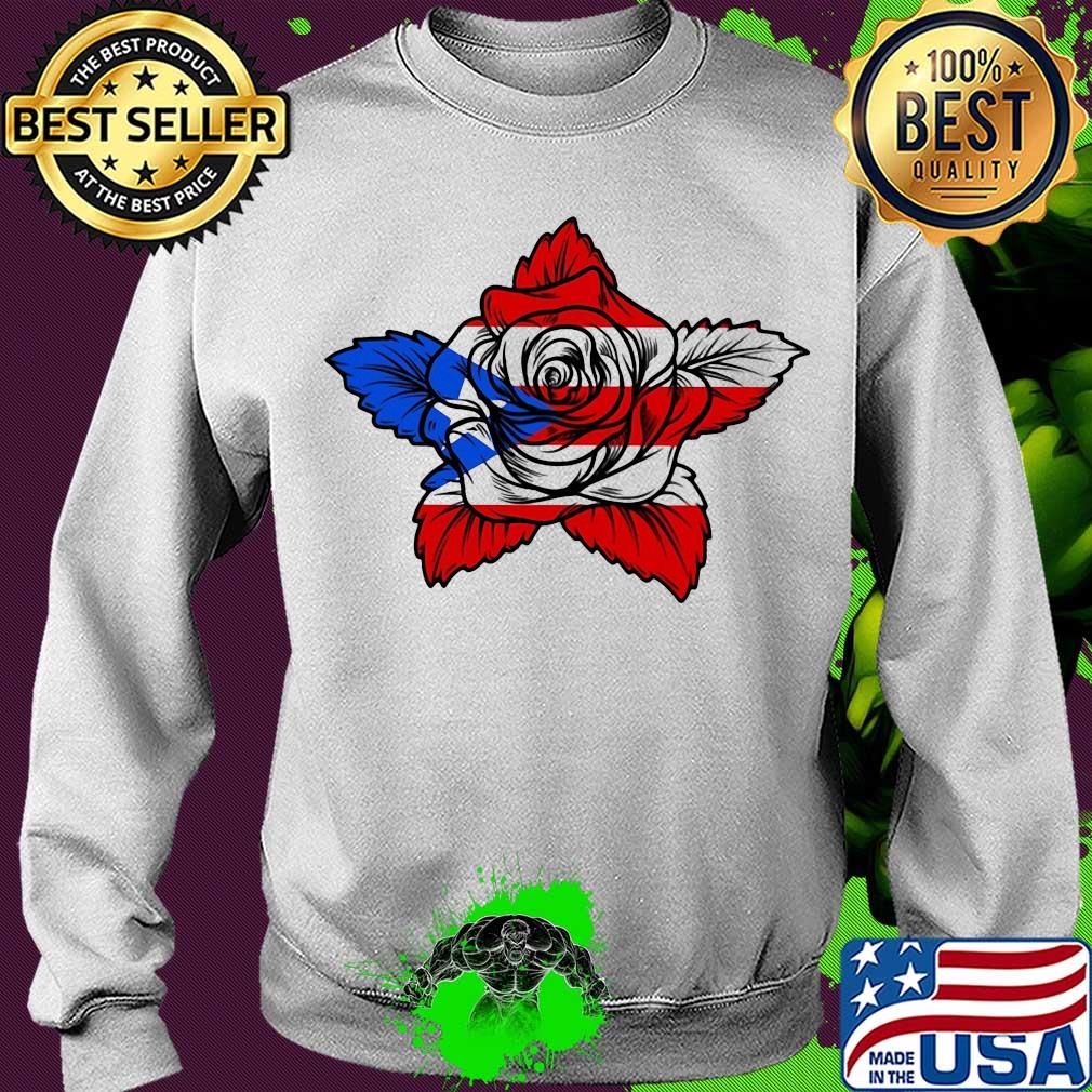 Rose American flag veteran Independence Day s Sweater Rose American flag veteran Independence Day s Sweater