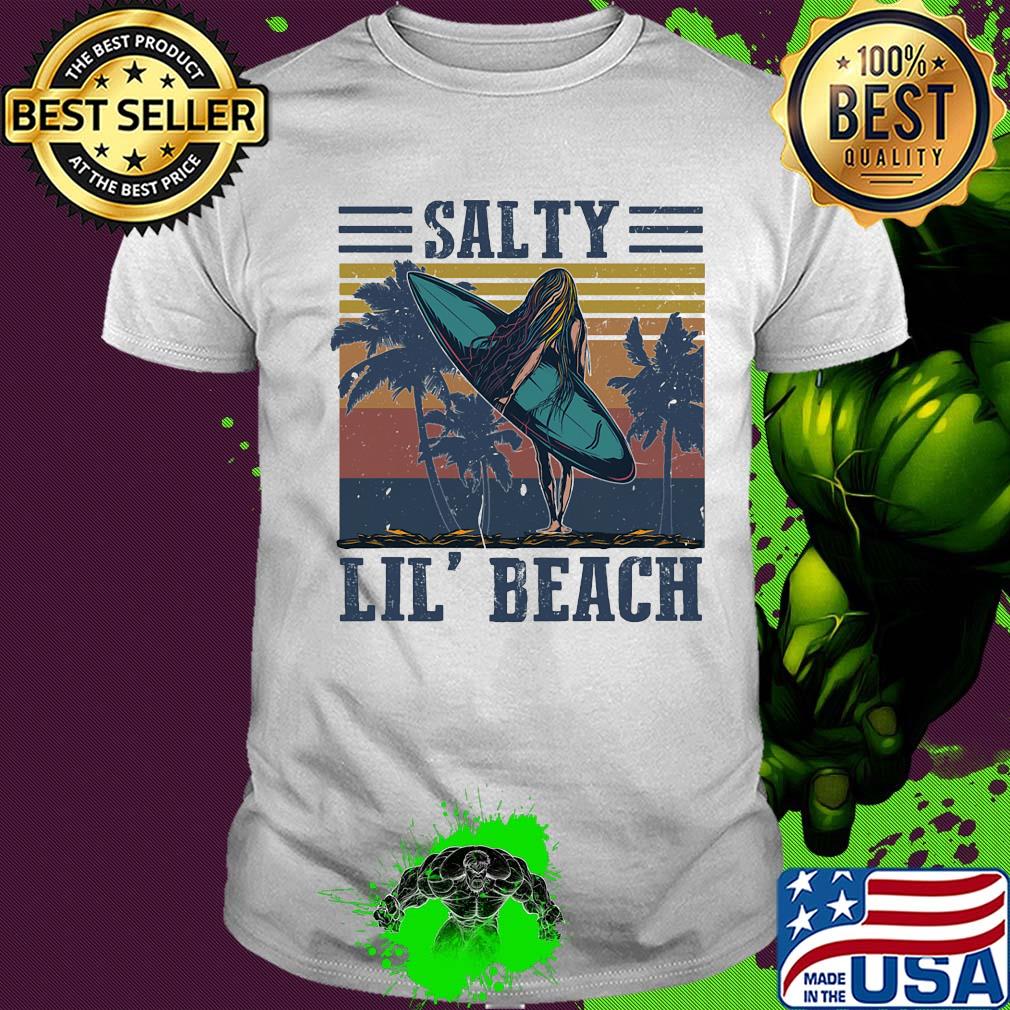 Salty lil' beach vintage retro shirt