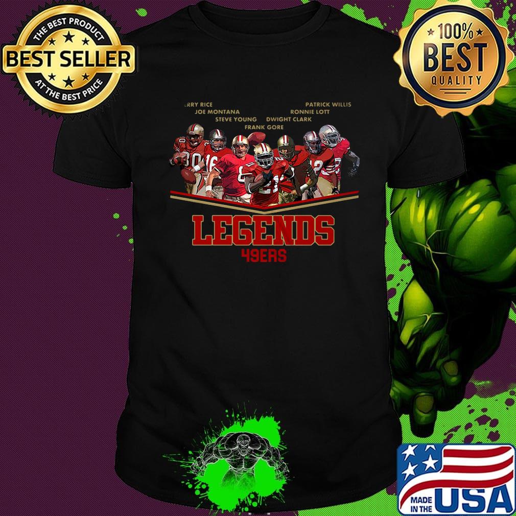 San francisco 49ers football legends shirt