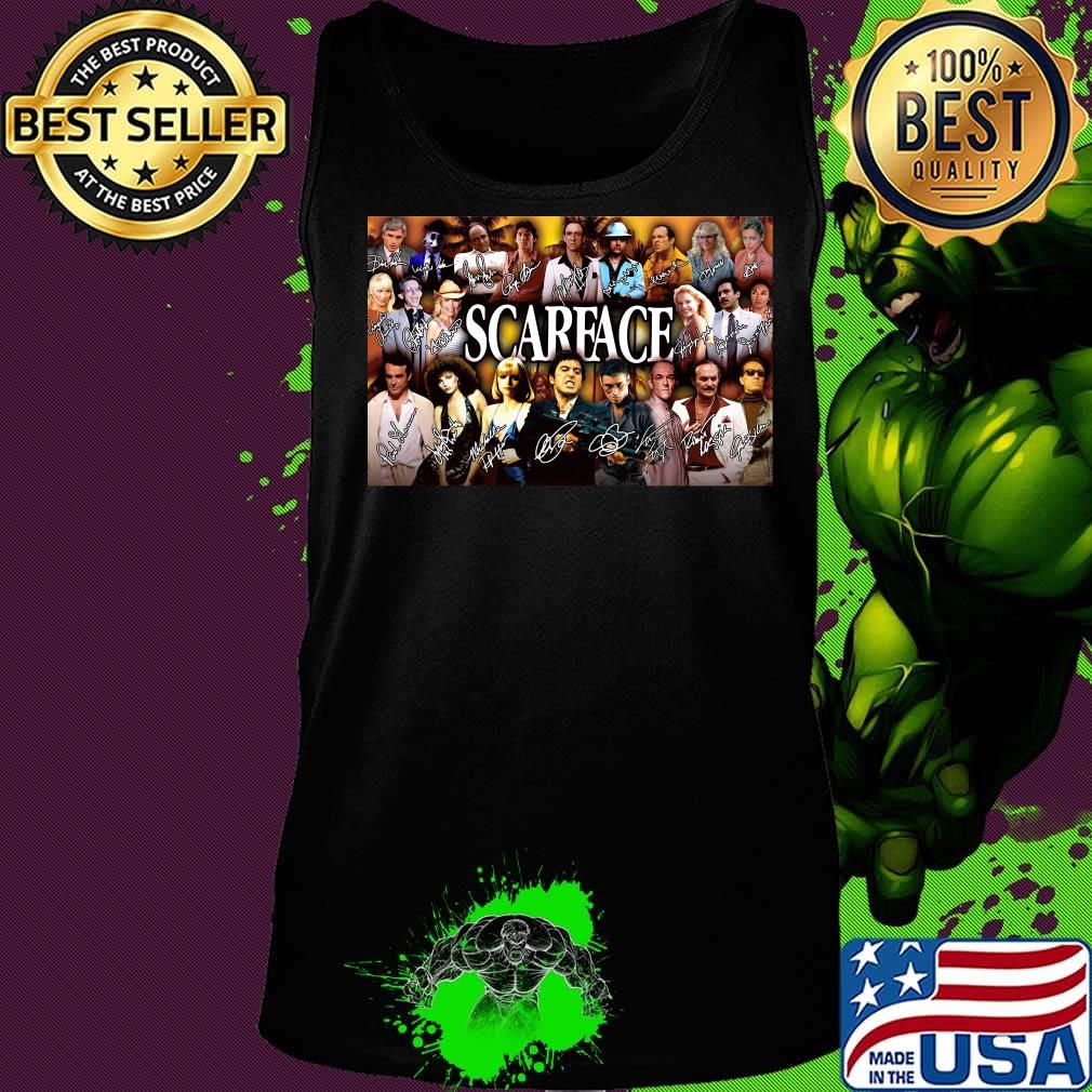 Scarface movie characters signatures poster s Tank top Scarface movie characters signatures poster s Tank top