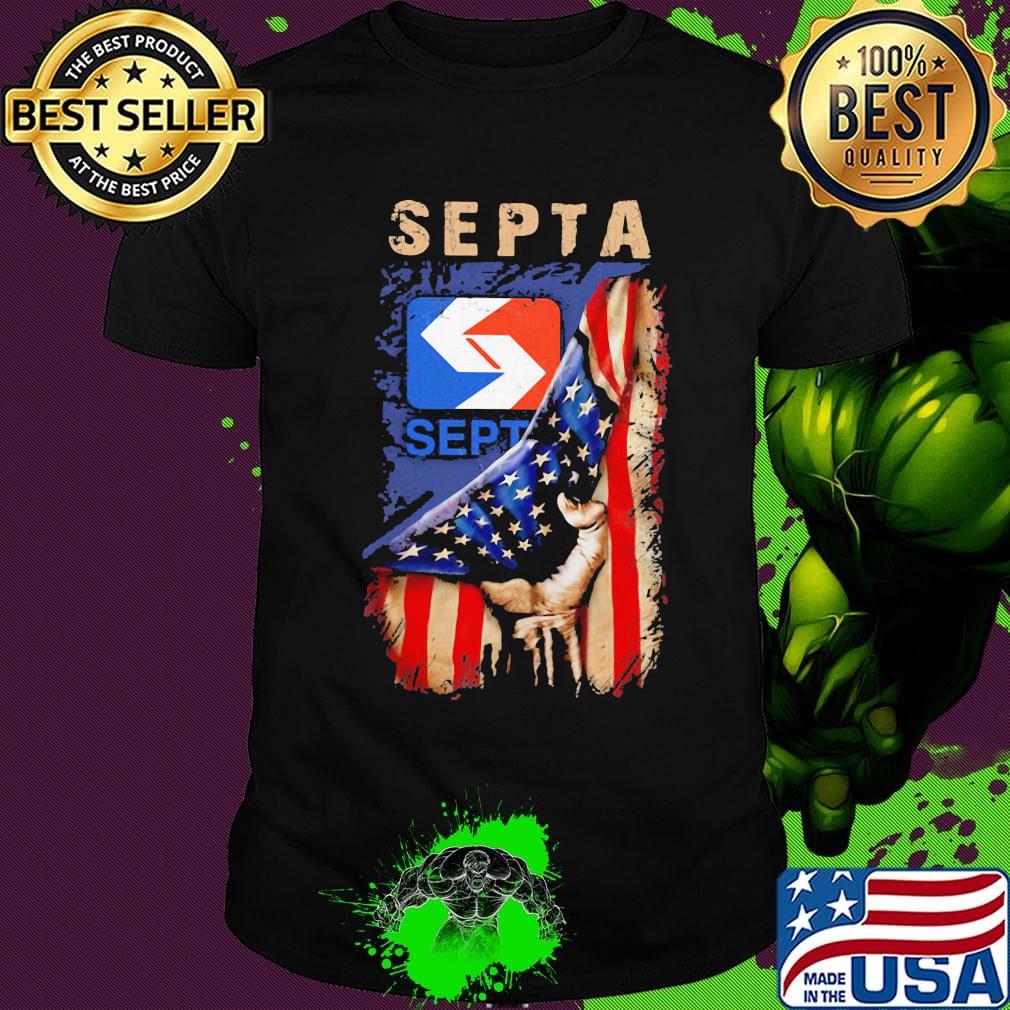 Septa american flag independence day shirt