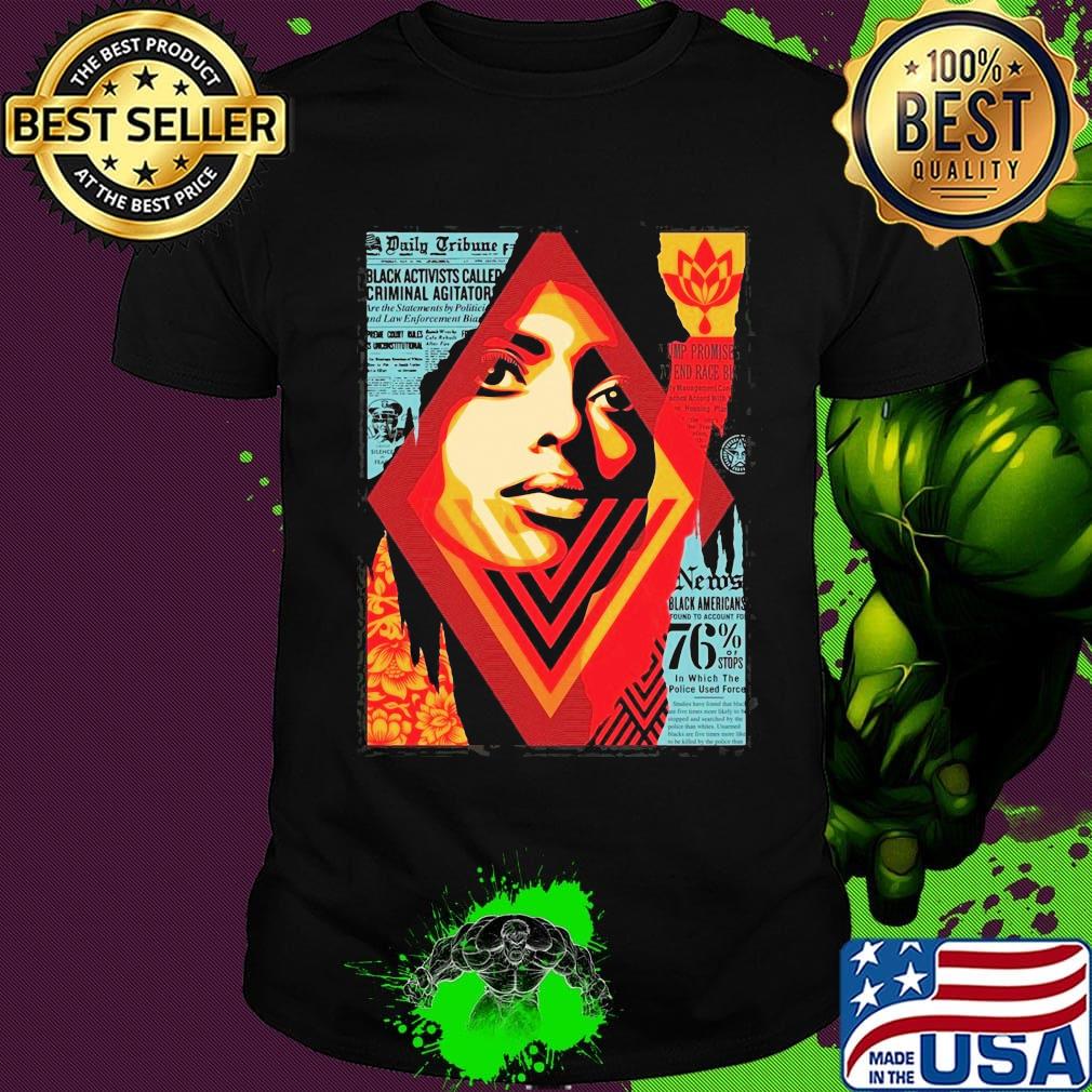 Shepard fairey bias by numbers shirt