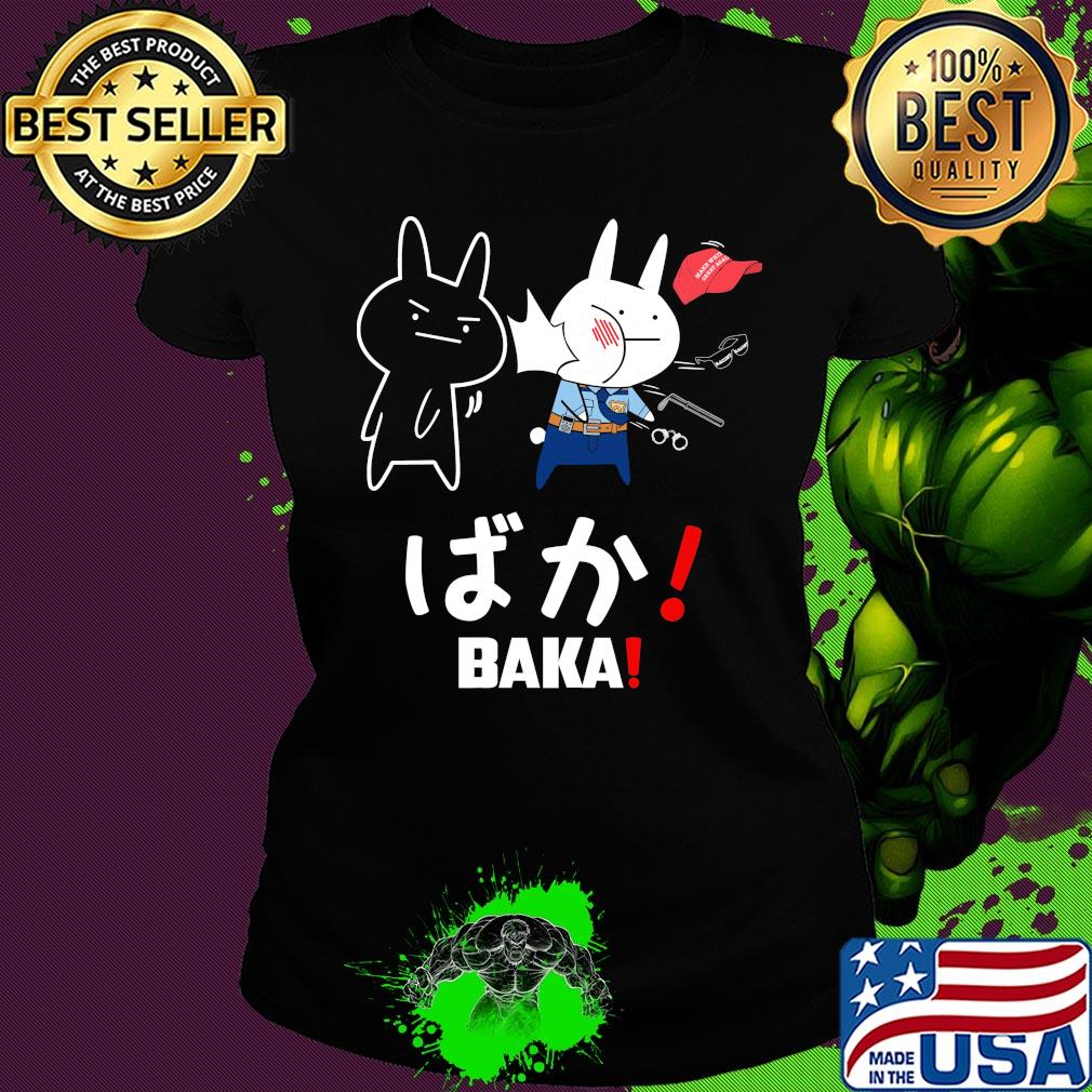 Slap rabbit baka japanese police s Ladies tee Slap rabbit baka japanese police s Ladies tee