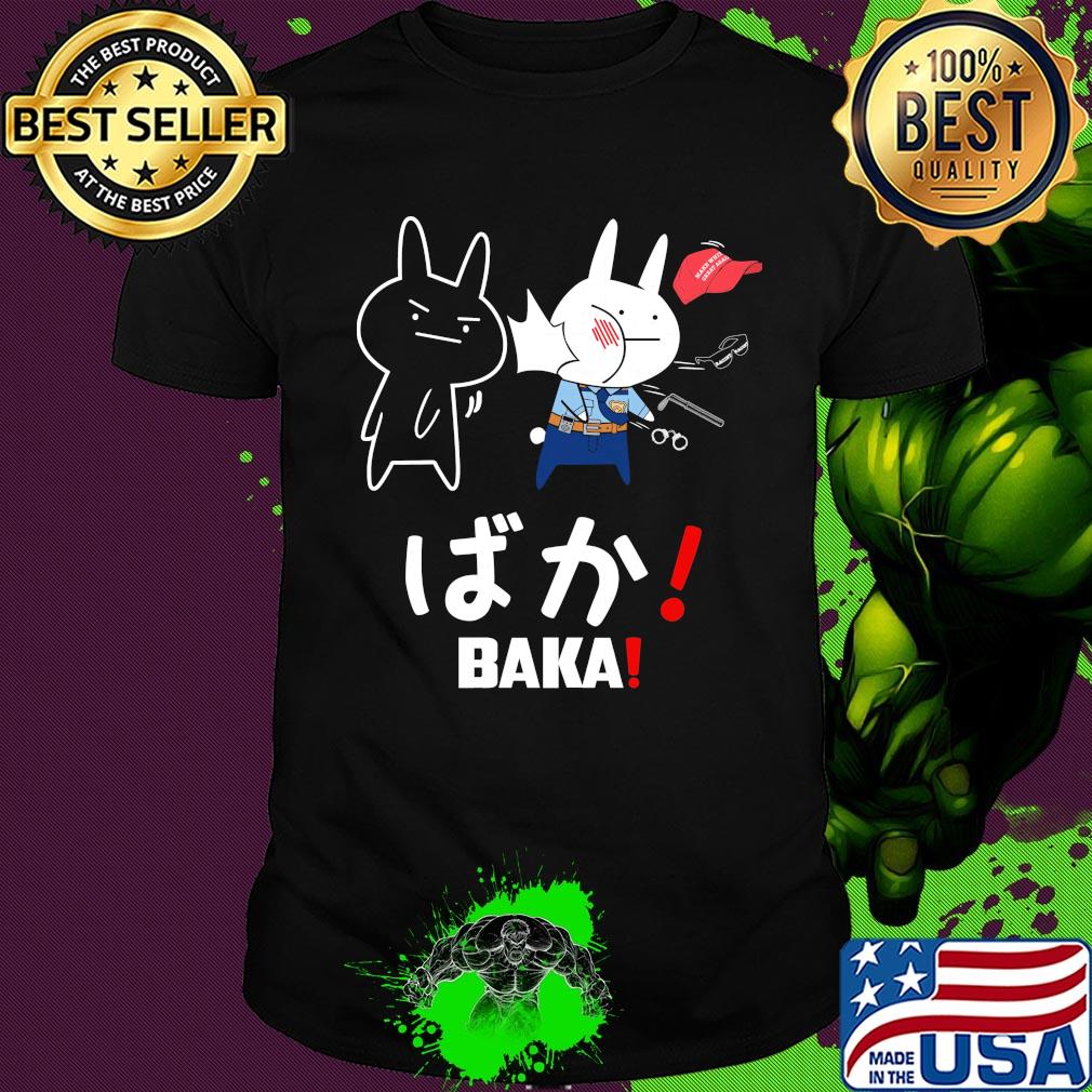 Slap rabbit baka japanese police shirt Slap rabbit baka japanese police shirt