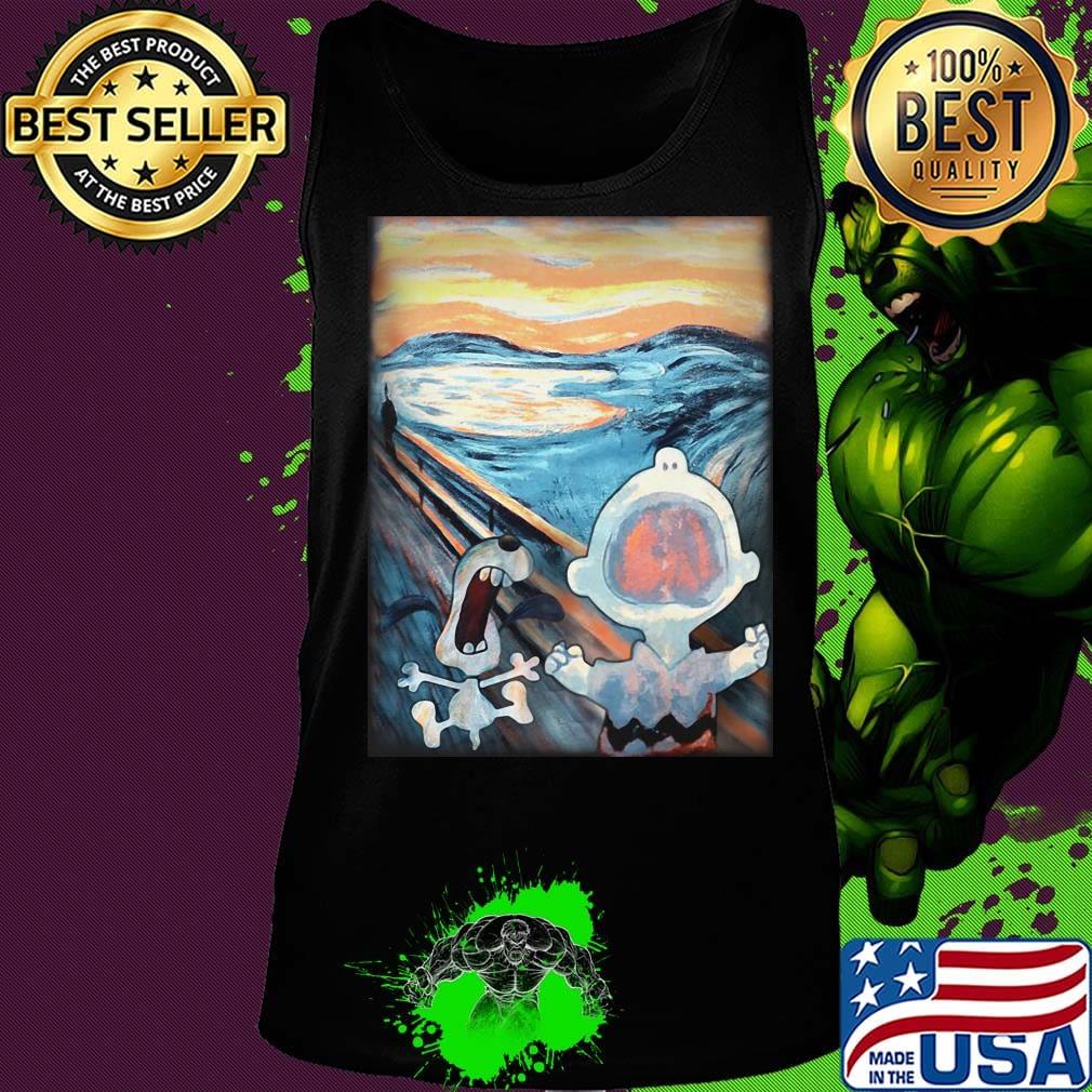 Snoopy and charlie brown van gogh starry night s Tank top Snoopy and charlie brown van gogh starry night s Tank top