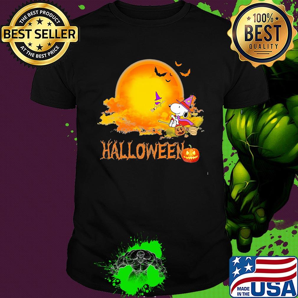 Snoopy and woodstock halloween shirt