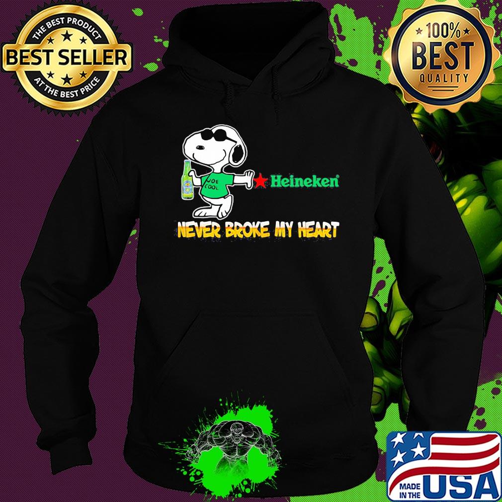 Snoopy heineken beer never broke my heart s Hoodie Snoopy heineken beer never broke my heart s Hoodie