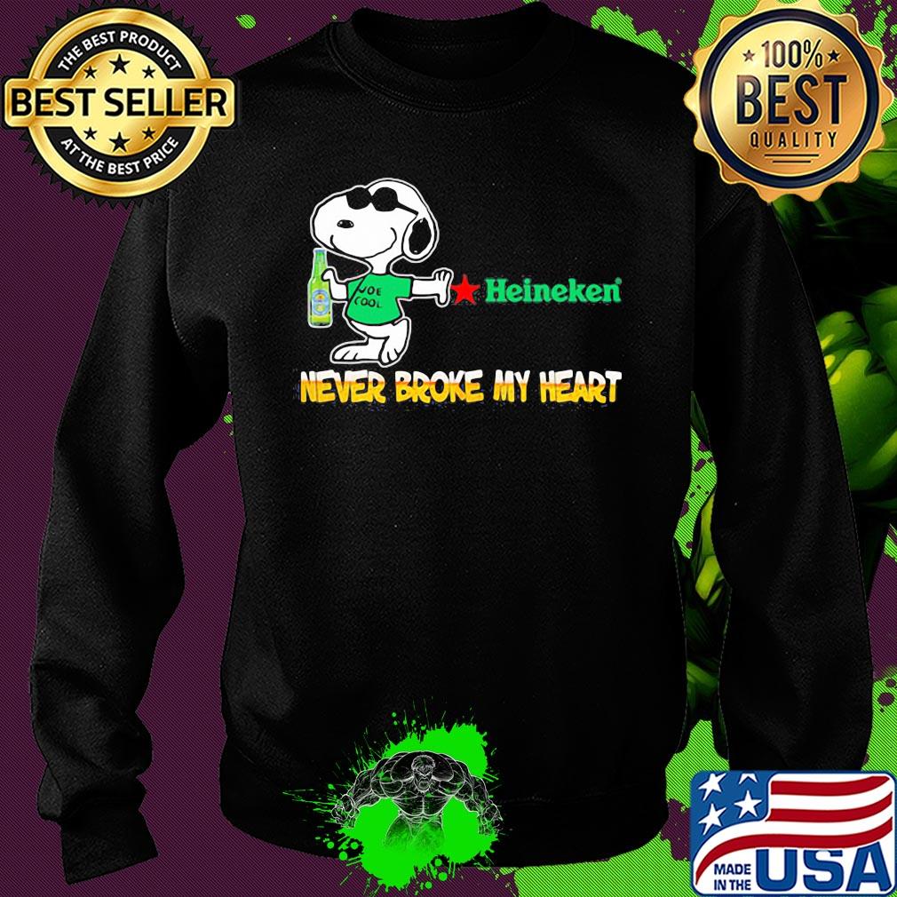 Snoopy heineken beer never broke my heart s Sweater Snoopy heineken beer never broke my heart s Sweater