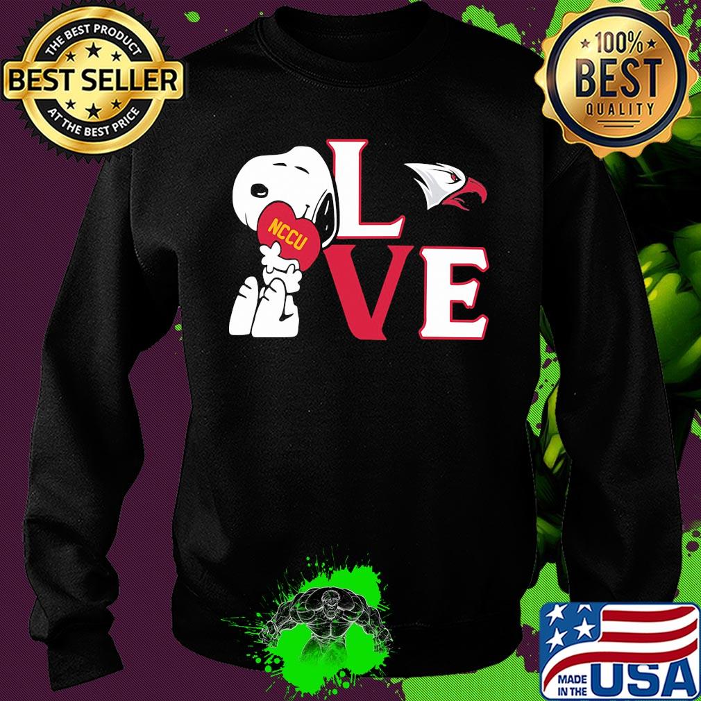 Snoopy hug heart love north carolina central eagles s Sweater Snoopy hug heart love north carolina central eagles s Sweater
