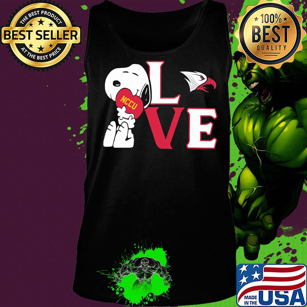 Snoopy hug heart love north carolina central eagles s Tank top Snoopy hug heart love north carolina central eagles s Tank top
