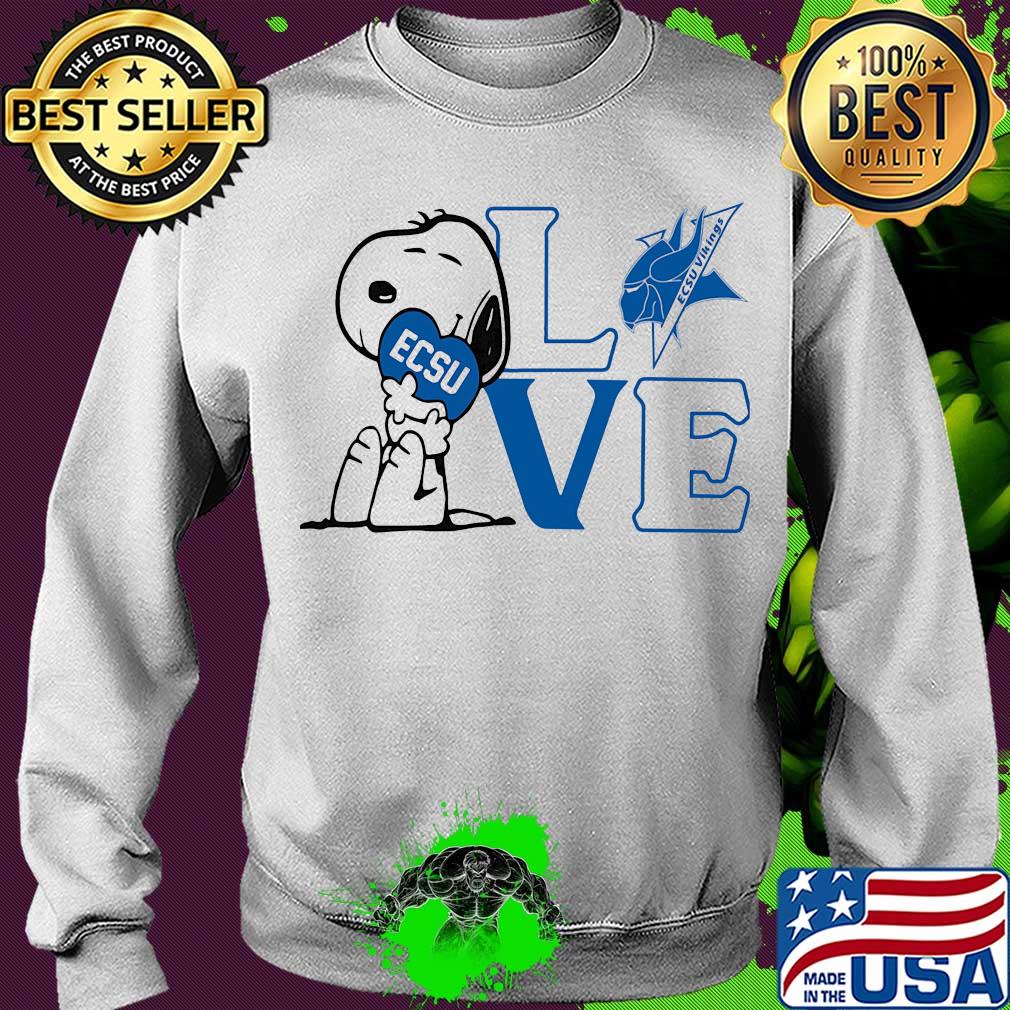 Snoopy love ecsu elizabeth city state university heart s Sweater Snoopy love ecsu elizabeth city state university heart s Sweater
