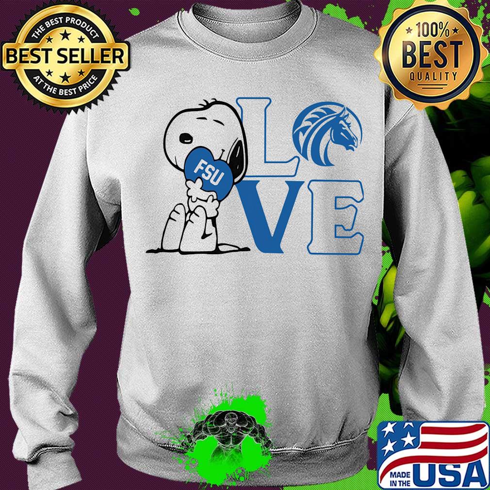 Snoopy love fsu fayetteville state university mascot heart s Sweater Snoopy love fsu fayetteville state university mascot heart s Sweater