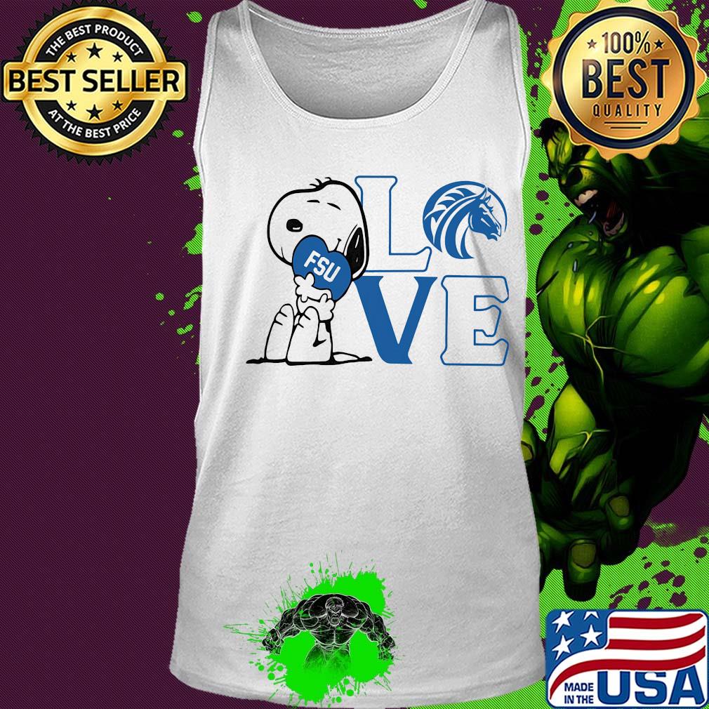 Snoopy love fsu fayetteville state university mascot heart s Tank top Snoopy love fsu fayetteville state university mascot heart s Tank top