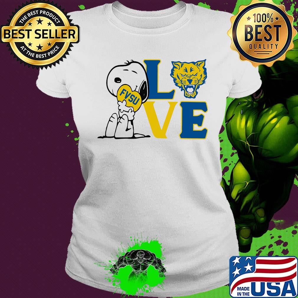 Snoopy love fvsu fort valley state university heart s Ladies tee Snoopy love fvsu fort valley state university heart s Ladies tee