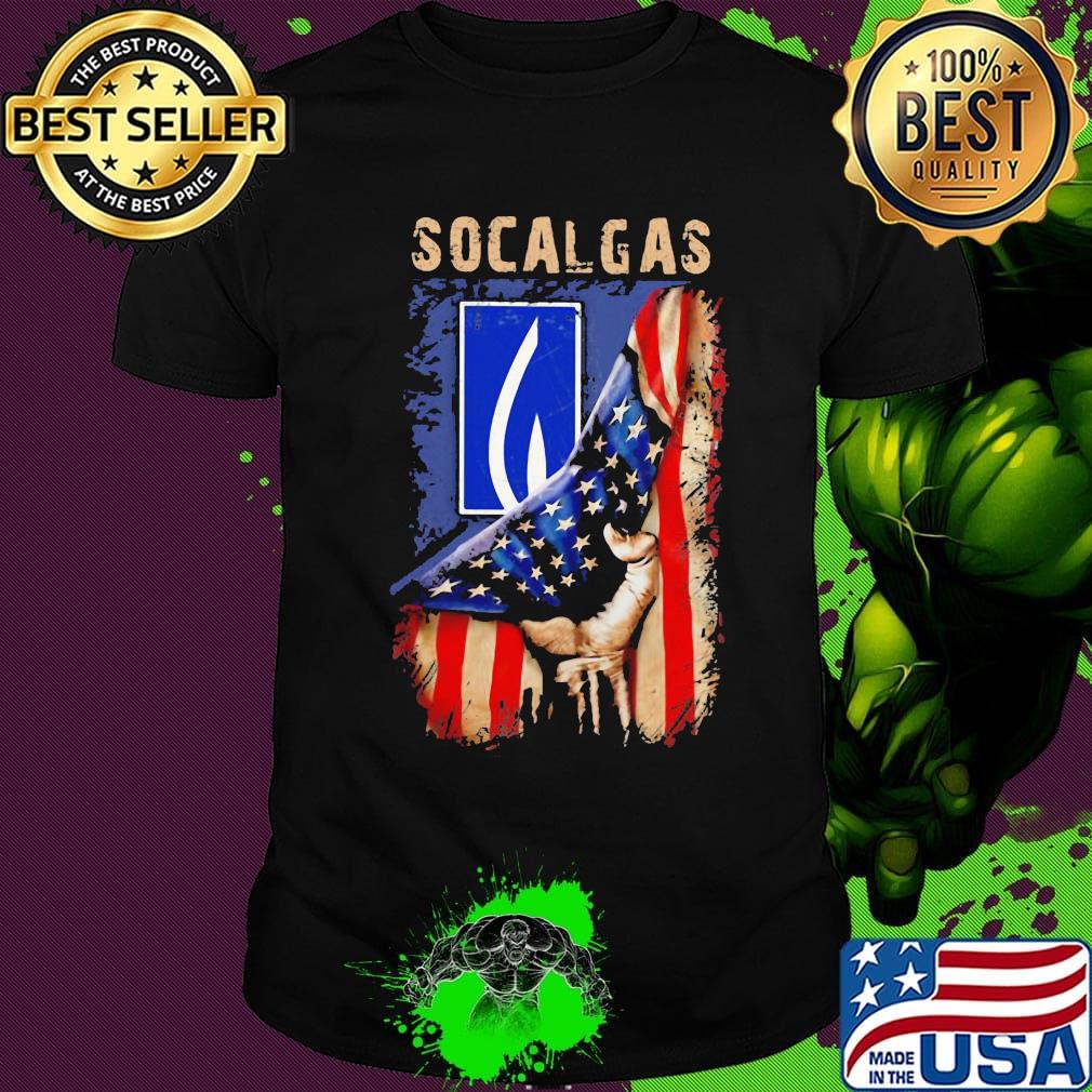 Socalgas american flag independence day shirt