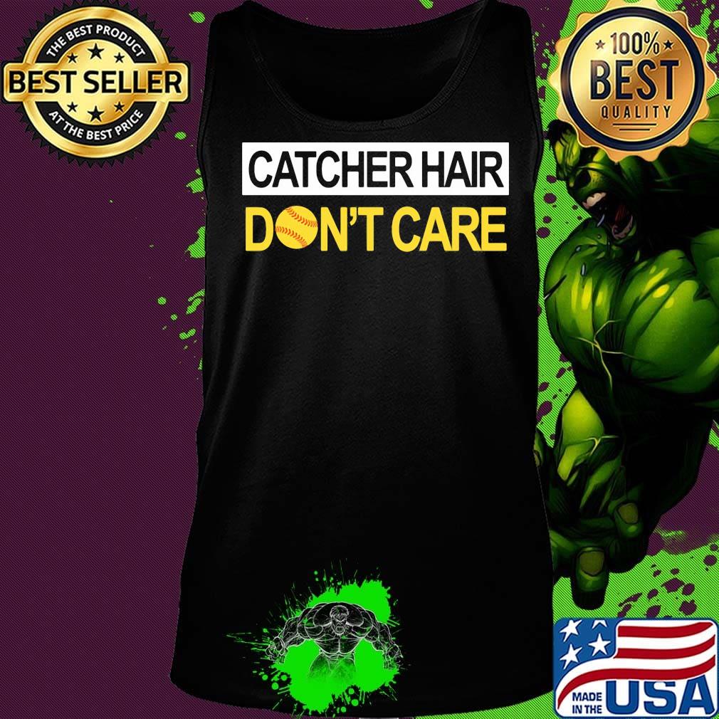 Softball catcher hair don't care s Tank top Softball catcher hair don't care s Tank top