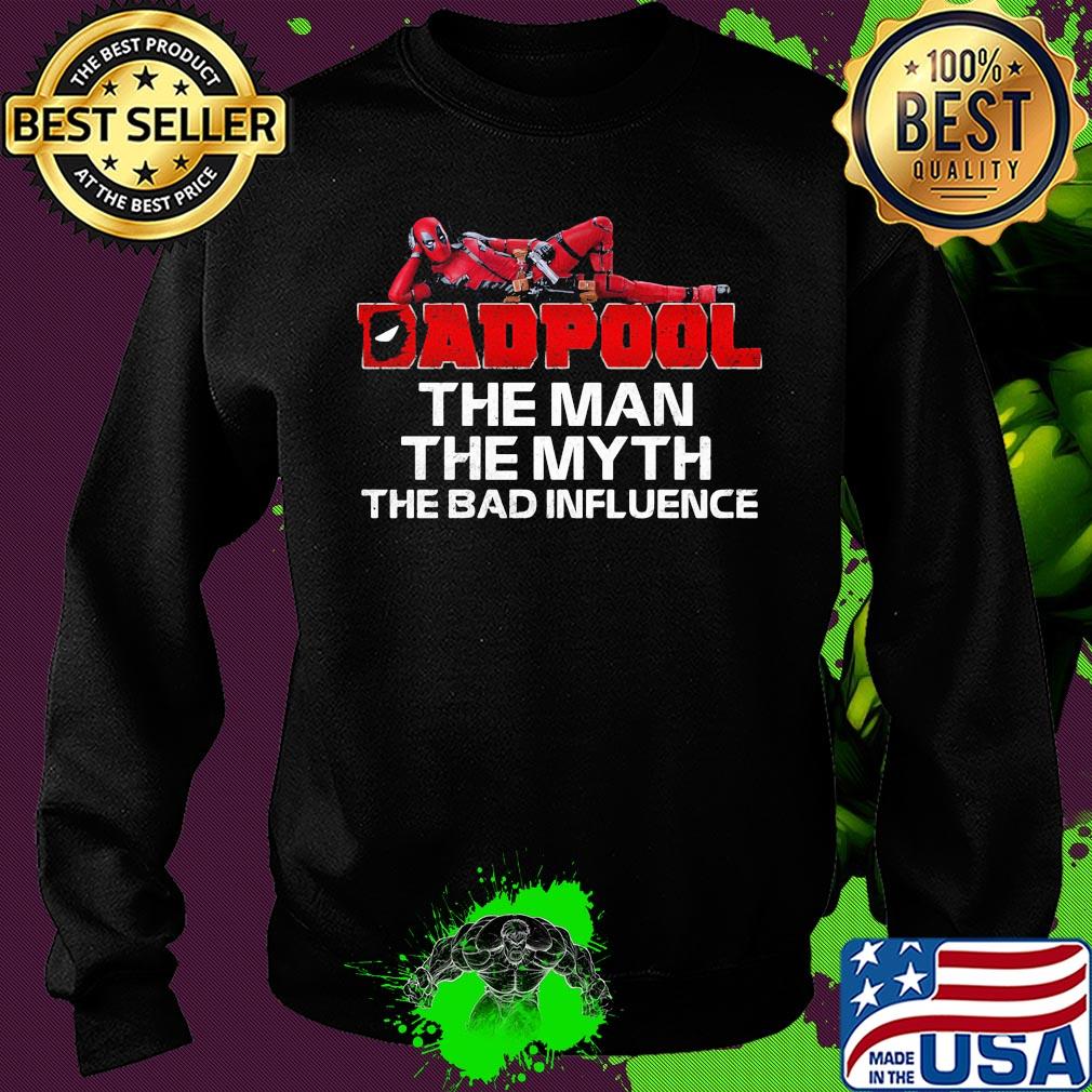 Spider man dad pool the man the myth the bad influence father's day s Sweater Spider man dad pool the man the myth the bad influence father's day s Sweater