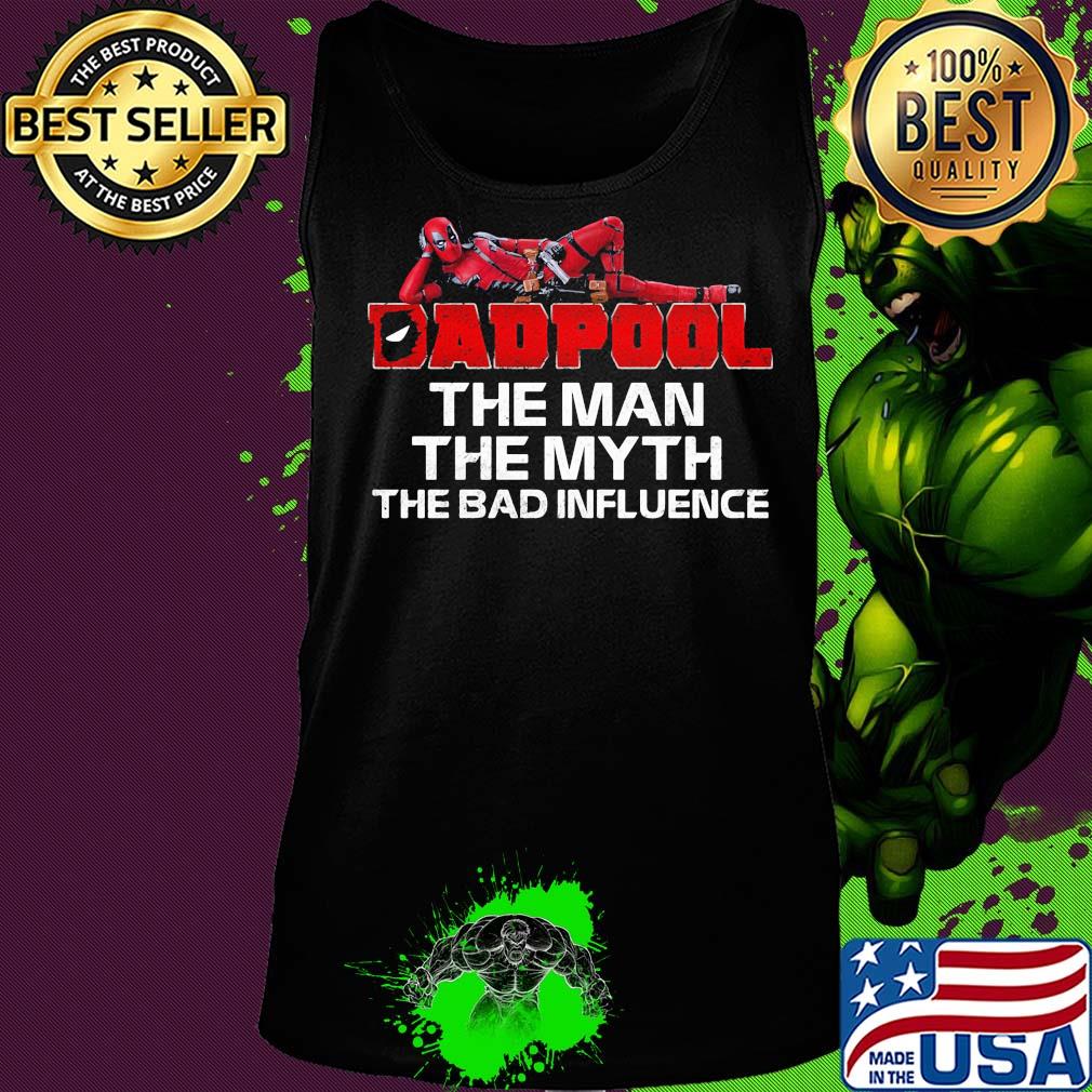 Spider man dad pool the man the myth the bad influence father's day s Tank top Spider man dad pool the man the myth the bad influence father's day s Tank top