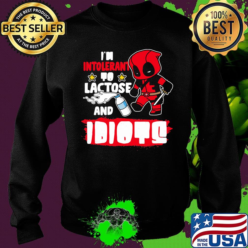 Spider man i'm intolerant to lactose and idiots s Sweater Spider man i'm intolerant to lactose and idiots s Sweater