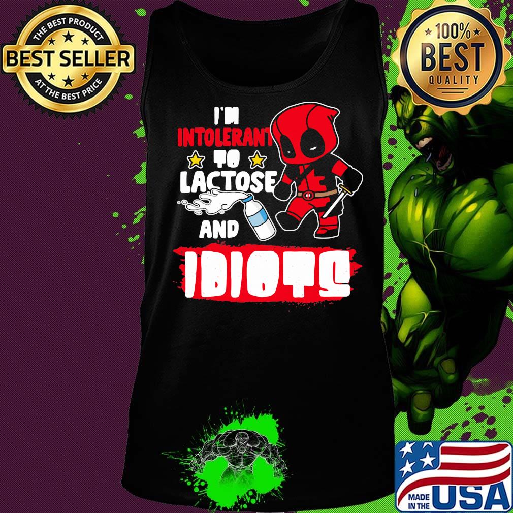 Spider man i'm intolerant to lactose and idiots s Tank top Spider man i'm intolerant to lactose and idiots s Tank top