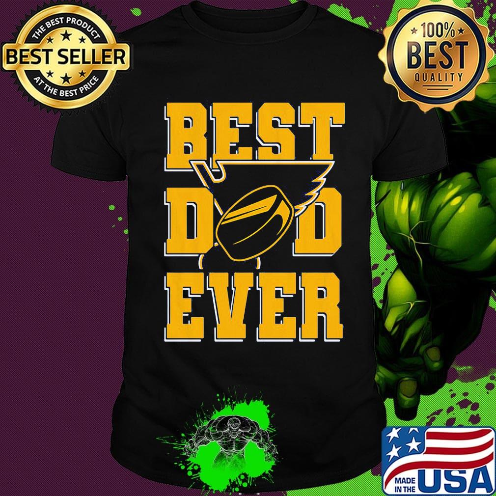St. Louis blues hockey best dad ever happy father's day shirt