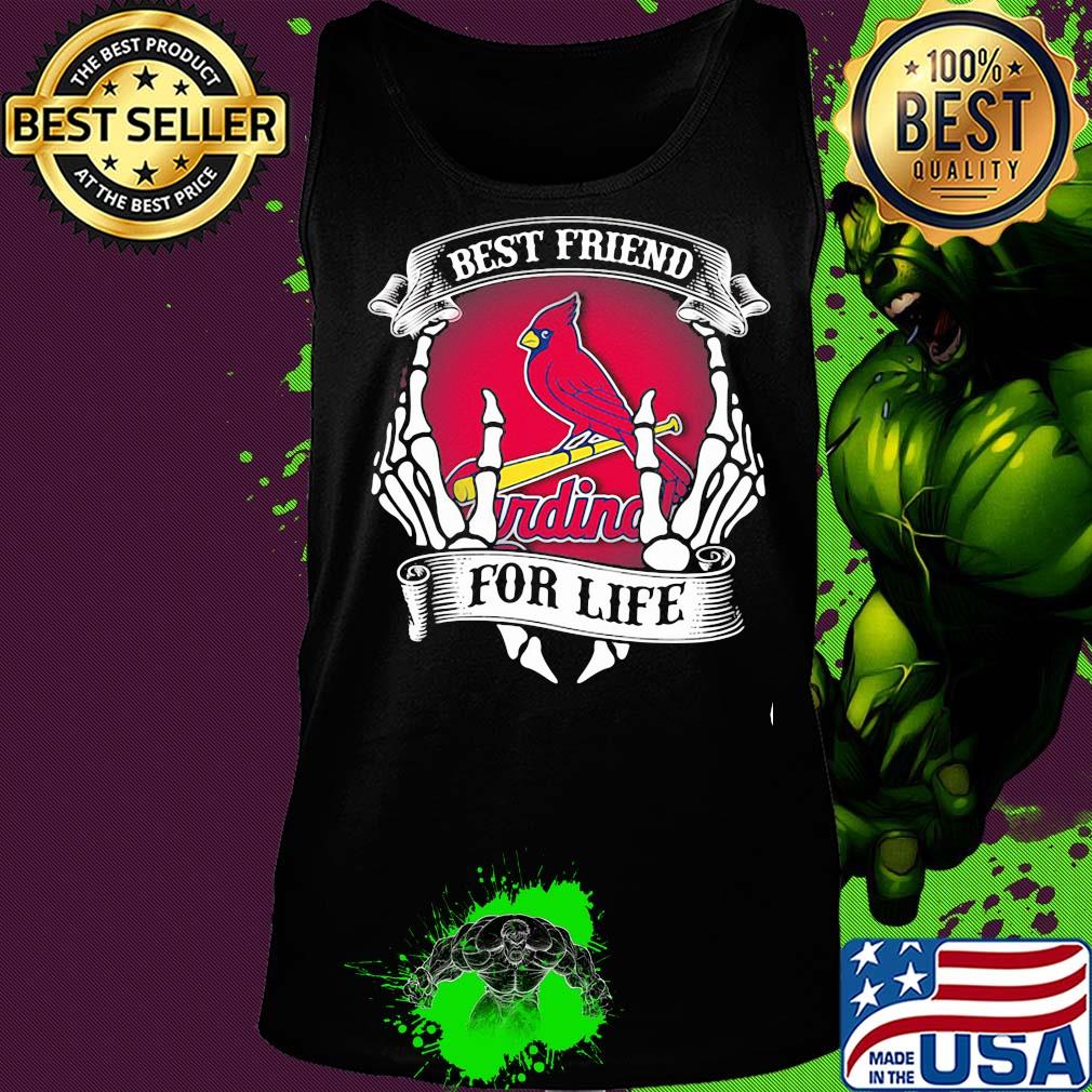 St. louis cardinals best friend for life seketon s Tank top St. louis cardinals best friend for life seketon s Tank top