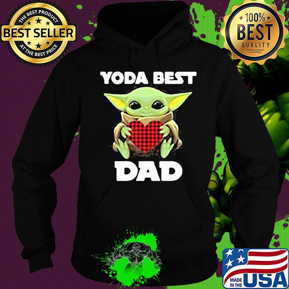 Star wars baby yoda best dad heart happy father's day s Hoodie Star wars baby yoda best dad heart happy father's day s Hoodie