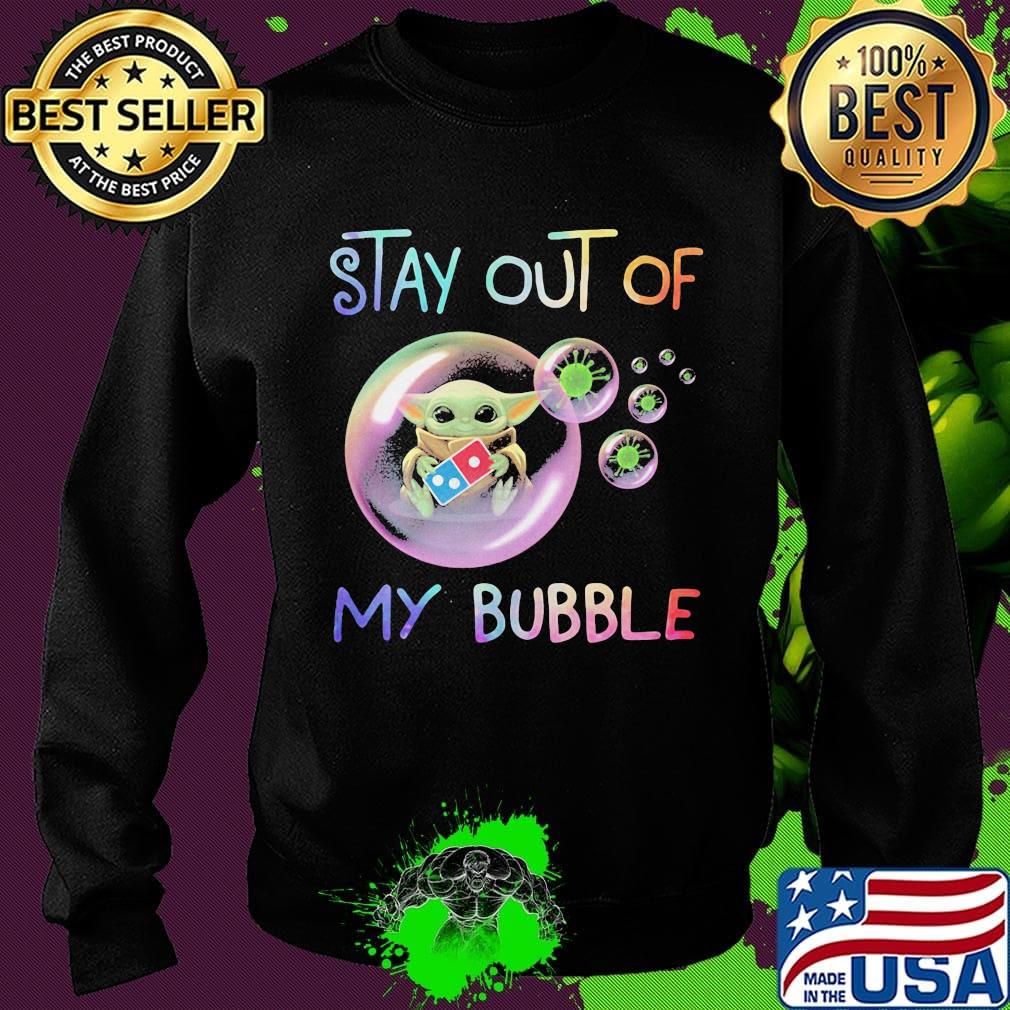 Star wars baby yoda hug domino's stay out of my bubble covid-19 s Sweater Star wars baby yoda hug domino's stay out of my bubble covid-19 s Sweater